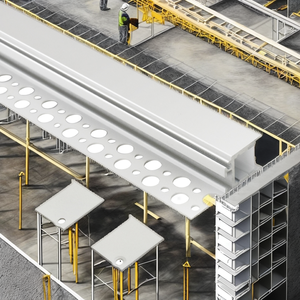 Profils de murs-rideaux en aluminium Fabricant OEM ISO 9001 14001 6063 T5 Revêtement en poudre - Product Image 2