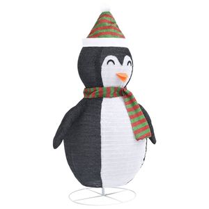 2 pies de tela de lujo LED pingüino figura decorativa Navidad nieve tela de lujo 2 pies decoraciones de Navidad - Product Image 6
