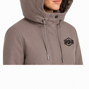 <b>Women's</b> Outdoor Winter <b>Parka</b> <b>Jacket</b> with High Collar, Adjustable Hood, Water Resistant Fabric and Durable Construction - Product Image 3