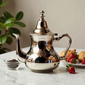 Metal <b>tea</b> kettle engraved <b>tea</b> pot vintage <b>tea</b> kettle traditional teapot hammered copper kettle <b>Arabic</b> <b>tea</b> pot Moroccan teapot - Product Image 2