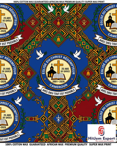 Premium Customized African Wax Print Fabric Supplier Church Anniversary Celebration Event Uniform Manufacturer - Product Image 2