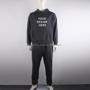 Streetwear, vêtements décontractés, pantalon à capuche en polaire, survêtement de sport épais et chaud, survêtements à capuche, survêtements, survêtements - Product Image 2