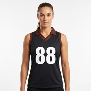 Women Custom Team Name Number Netball Jerseys Slim Fit Professional Netball Training Jersey 100% Polyester Netball Jersey - Product Image 1