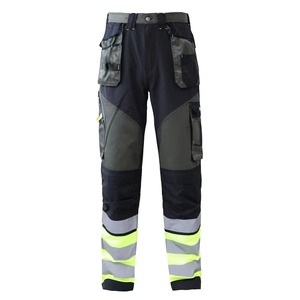 Tactical Reflective Safety Pants High Waist <b>Waterproof</b> Breathable Quick-Dry Casual <b>Work</b>-wear Pants for Adults - Product Image 2