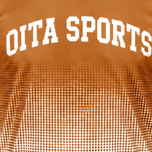 T-shirt de sport pour homme à manches courtes et col rond, dégradé cuivre et blanc, imprimé par sublimation, personnalisé pour l'entraînement et la performance - Product Image 5