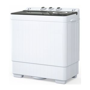 Mini Lavatrice a Doppia Vasca con Pompa di Scarico per Appartamenti, Dormitori, Camper e Campeggio - Product Image 1