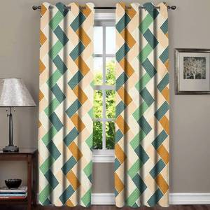 Cortinas Largas para Puerta con Diseño Moderno, 100% Algodón Puro, Estampado Personalizado, Precio de Mayoreo - Product Image 5