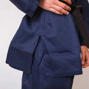 Kimono de Judo / BJJ de Haute Qualité Professionnel, Logo Personnalisé, Bleu, Enfant, Uniforme de Judo Brésilien 100% Coton - Product Image 6