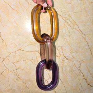 Latest Modern Hanging Resin Marble Finish Chains <b>Decorative</b> High Quality Resin Chain Accents Indian Home <b>Decorative</b> Oval Chain - Product Image 2
