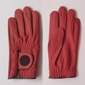 Guantes de Golf de Piel de Oveja Transpirables al por Mayor, para Mano Izquierda, Unisex, con Cierre de Velcro, para Uso Deportivo, para Hombres y Mujeres - Product Image 3