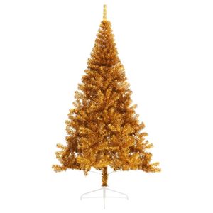 Árbol de Navidad Artificial Grande Dorado de PET, Árboles de Navidad Festivos para Decoración - Product Image 2