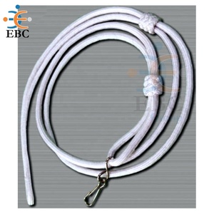 Wholesale Custom Knitted Poly Lanyard Cord with <b>Hook</b> Woven Whistle Cord Uniform Accessory Accoutrement for Ceremonial Use - Product Image 4