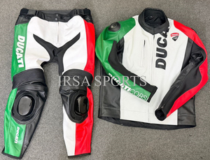 Veste et combinaison de moto en cuir imperméable Ducati Corse Tricolore Panigale V4 Kit - Product Image 2