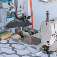 Machine à ourler les rideaux entièrement automatique haute vitesse YUYI SJB 1,5 kW 110-220 V avec garantie 1 an