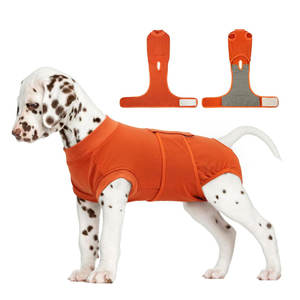 Ropa de recuperación para mascotas de tela elástica transpirable de diseño superior, cómoda para perros después de cirugía - Product Image 1