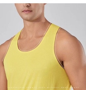 เสื้อกล้ามผู้ชายสำหรับออกกำลังกาย ผ้าคอตตอนผสมเนื้อนุ่ม เหมาะสำหรับการฝึกซ้อมในยิม วิ่ง และสวมใส่ลำลองในฤดูร้อน - Product Image 2