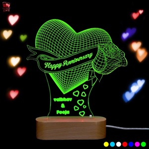 จำหน่ายไฟ LED รูปดอกกุหลาบ 3 มิติ หลายสี สร้างภาพลวงตา โรแมนติก เหมาะสำหรับตกแต่งห้องนอนและบ้าน มีจำหน่ายแล้ว - Product Image 4