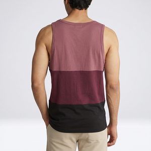 Wholesale 100% Cotton Rib Tank Top Longline Casual White <b>Singlet</b> with Pocket Breathable Washed Knitted - Product Image 2