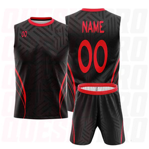 Nouvelle conception, uniforme de football 7v7 de haute qualité, maillot sans manches à capuche avec short, uniforme d'équipe personnalisé 7 sur 7, respirant - Product Image 2