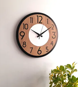 Premium Natural Wooden <b>Clock</b> Wholesale Rate Stylish <b>Wall</b> <b>Clock</b> for Living Room <b>Bedroom</b> Office and Decoration - Product Image 1