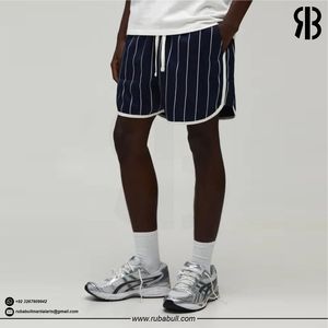 Pantalones Cortos Deportivos Casuales de Algodón para Hombre DAPHNIA, con Cordón Ajustable, Cintura Media, con Bolsillos, Transpirables, Estilo Tejido - Product Image 3
