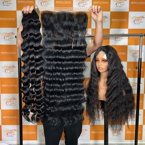 Cabello ondulado profundo suelto Cabello humano vietnamita Trama ondulada Calidad superior Suave y suave Suelto profundo Precio al por mayor - Product Image 5