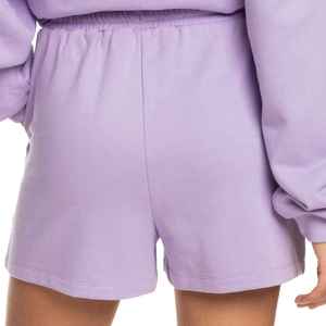 Shorts Deportivos Transpirables para Mujer, Color Morado con Contraste Blanco, Verano, ODM, Personalizados, de Alta Calidad, con Forro Polar Elástico, Marca Black Fox International - Product Image 2