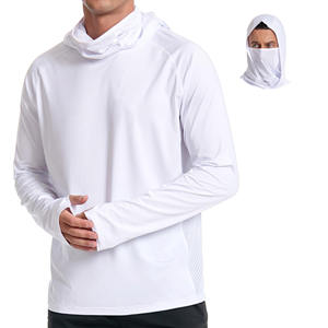 Sudadera con capucha de pesca para hombre, ligera, de manga larga, con protección solar, para senderismo, correr, pescar - Product Image 1