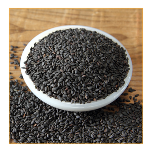 Graines de sésame noir fraîches de qualité supérieure, riches en nutriments, superaliment, en vrac, pour la pâtisserie, la cuisine, saveur noisette, recettes saines - Product Image 1