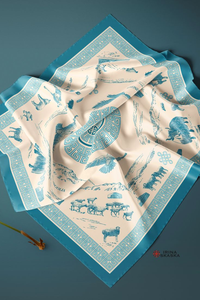 Pañuelo de Satén Personalizado con Diseño Impreso, Alta Calidad, Fabricante OEM ODM con Etiqueta Privada para Regalo Promocional de Moda - Product Image 3