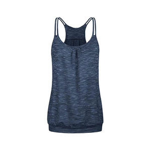 Women's Breathable Knitted Tank <b>Tops</b> Solid Color Scoop Neck Regular Length Casual Style Blue <b>Black</b> 100% Polyester - Product Image 6