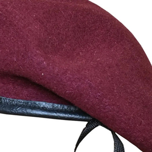 OEM custom logo embroidery printed <b>Beret</b> Cap European and American woolen hats the same style as special forces pure wool <b>Berets</b> - Product Image 6