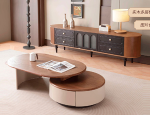 Table basse élégante pour salon, design haut de gamme style villa - Product Image 3