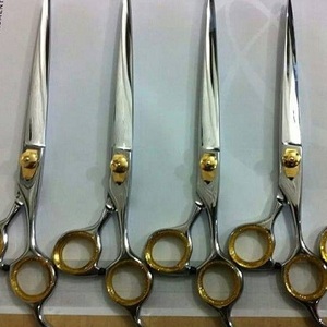 Ciseaux de barbier professionnels en acier inoxydable de haute qualité pour la coiffure et la coupe de cheveux en salon, vente en gros - Product Image 5