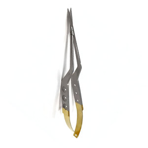 Micro-ciseaux manuels de 8 pouces en acier inoxydable, autoclavables, pour neurochirurgie, instrument de coupe chirurgical de précision pour opérations délicates - Product Image 3