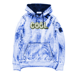เสื้อฮู้ดดี้โอเวอร์ไซส์แบบพรีเมียม ล้างสีด้วยกรด พร้อมโลโก้สั่งทำ ผ้าฝ้ายฟลีซ 100% เสื้อผ้าฮิปฮอปสตรีทแวร์-เป็นมิตรกับสิ่งแวดล้อมและระบายอากาศได้ดี - Product Image 6