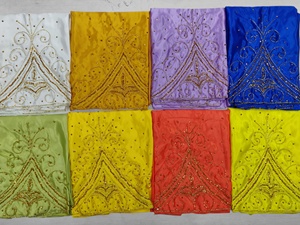 Nouveautés tendance : Gorgura somalienne artisanale avec décorations en pierres de cristal sur motif abstrait pour occasions spéciales - Product Image 6