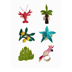 Meilleur prix : Anneaux de serviette en rotin faits à la main, style bohème, pour centres de table de mariage, décorations de table, provenant d'usine vietnamienne - Product Image 5