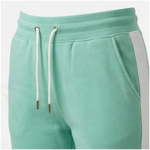 Ensemble de survêtement vert menthe pour femme, 2 pièces, manches longues, fermeture éclair sur le devant, couleur unie, pantalon de jogging décontracté avec poches latérales - Product Image 5