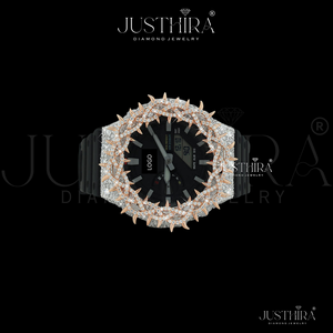 Reloj Iced Throns con bisel de diamantes de moissanita VVS para hombre o mujer, estilo hip-hop, reloj de pulsera para hombre, reloj de lujo al precio más bajo. - Product Image 4