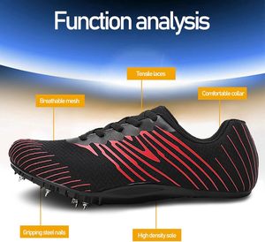 Zapatillas de atletismo para hombre con suela de goma y parte superior de malla, ligeras, flexibles, para deportes de verano, calzado profesional. - Product Image 3