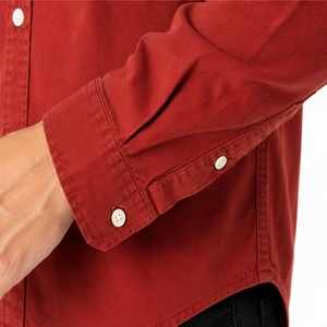 Camisa de mezclilla para hombre, personalizada, informal, de manga larga, estilo clásico con cuello, cómoda, de corte regular, con cierre frontal de botones. - Product Image 6