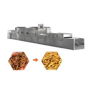 เครื่องอบแห้งแมลงแบบต่อเนื่องด้วยไมโครเวฟอุตสาหกรรม สำหรับแมลงวันดำ (Tenebrio Molitor) ทำจากสแตนเลสอัตโนมัติ คุณภาพสูง - Product Image 2