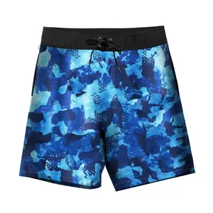 Mannen Groothandel Hoge Kwaliteit Zomer Sneldrogend Gesublimeerd Badmode Shorts Custom Logo Ontwerp Strand Surf Board Shorts