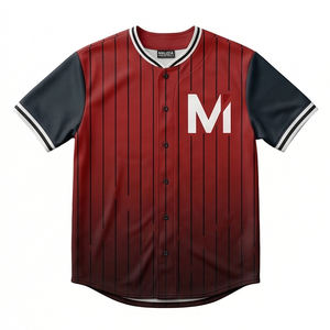 Camisetas de Béisbol Sublimadas Personalizadas a Precio Económico, Venta al Por Mayor, Equipamiento para Equipos, Transpirables, Suaves y Cómodas - Product Image 1