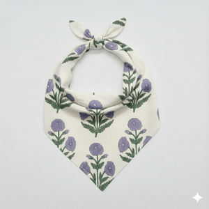 Pañuelo bandana de algodón con estampado a mano estilo vintage, pañuelo para la cabeza con estampado étnico indio, pañuelo para el cuello, moda femenina al por mayor - Product Image 6