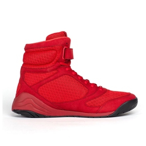 Fabricant professionnel de chaussures de boxe pour hommes, semelle en caoutchouc, respirantes, haute tige, chaussures de lutte respirantes pour hommes, puissance et vitesse. - Product Image 3