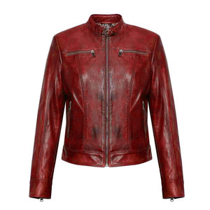 Vestes en cuir courtes pour femmes, vêtements d'extérieur tendance, vestes en cuir courtes de qualité supérieure pour femmes en vente à bas prix - Product Image 6