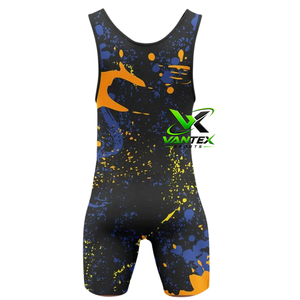 VANTEX SPORTS Singlet de Lucha Unisex con Estampado por Sublimación de Secado Rápido, Elástico Activo, Spandex Poliéster 200g, Mono de Una Pieza - Product Image 6