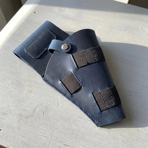 Étui de transport en cuir pleine fleur pour outils de perçage, support durable pour perceuse électrique, pochette de travail pour électricien et charpentier à prix raisonnable - Product Image 4